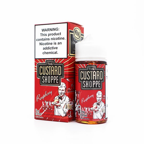 Raspberry - The Custard Shoppe E-juice (100 Ml) 1 Raspberry