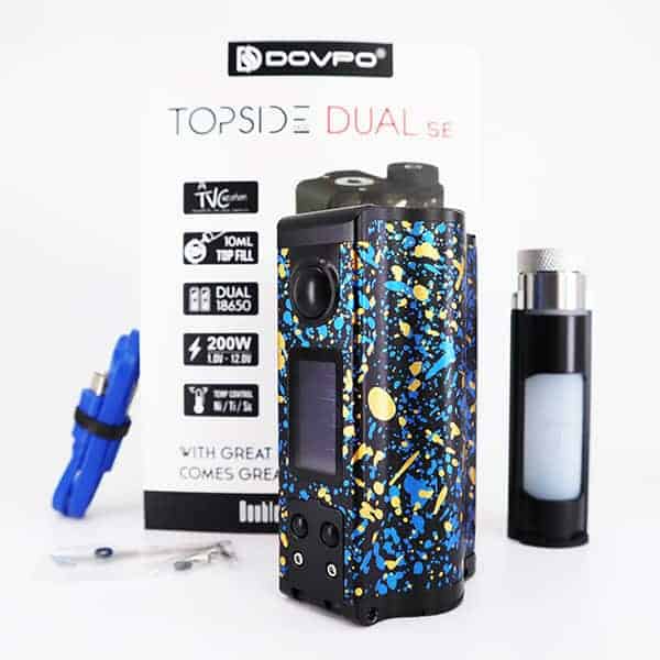 Dovpo Topside Dual 200W Squonk Box Mod (V3) (Upgraded)