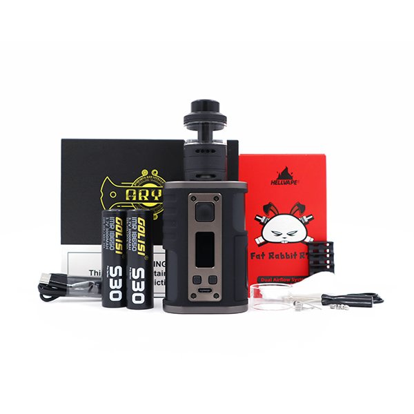 Ohmboy x Asvape Arya 200W Box Mod with Hellvape Fat Rabbit RTA Ohmboy x Asvape Arya 200W Box Mod with Hellvape Fat Rabbit RTA