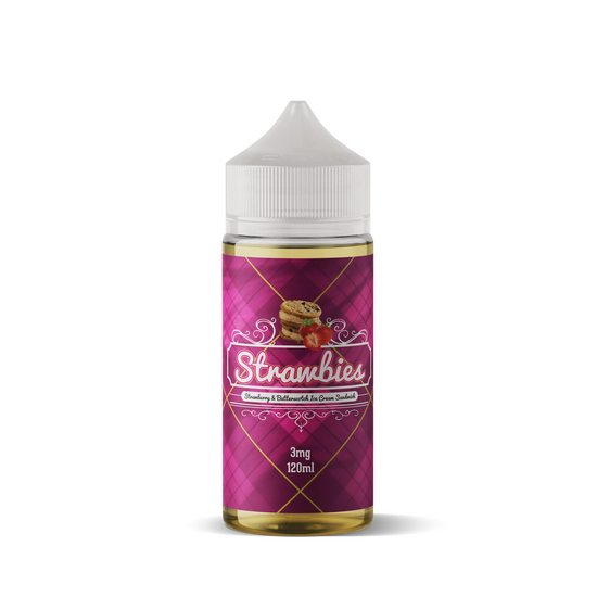 Strawbies_120ml__002_ Cloud Flavour Labs - Strawbies