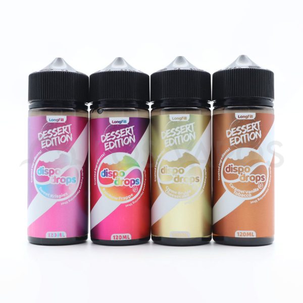 Los Vapos - Dispo Drops Dessert Edition Freebase Longfill Aroma Combo 120ml 2 Dispo Drops Dessert Edition Freebase Longfill Aroma Combo 120ml