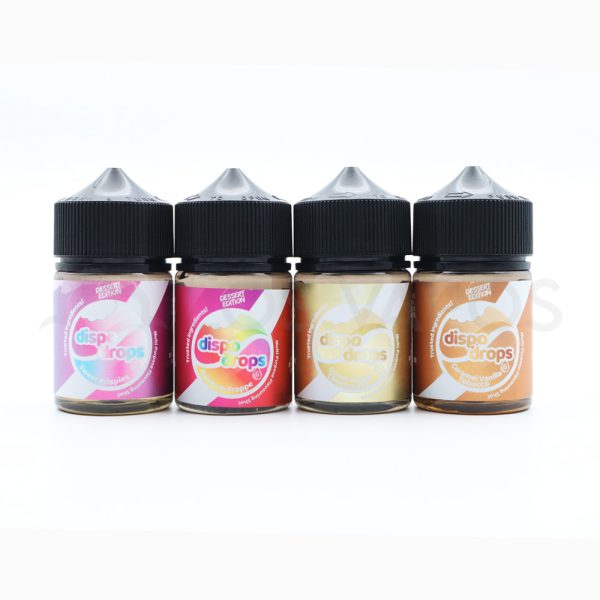 Dispo Drops Dessert Edition Nic Salts/MTL Longfill Aroma Combo 60ml