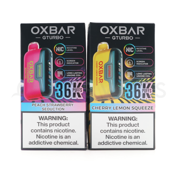 Los Vapos - Oxbar GTurbo 36K Rechargable Disposable 5% Oxbar GTurbo 36K Rechargable Disposable 5%