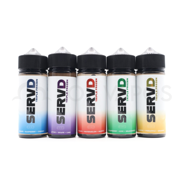 Los Vapos - Servd Triple Frozen Freebase Longfill Aroma Combo 120ml Servd Triple Frozen Freebase Longfill Aroma Combo 120ml