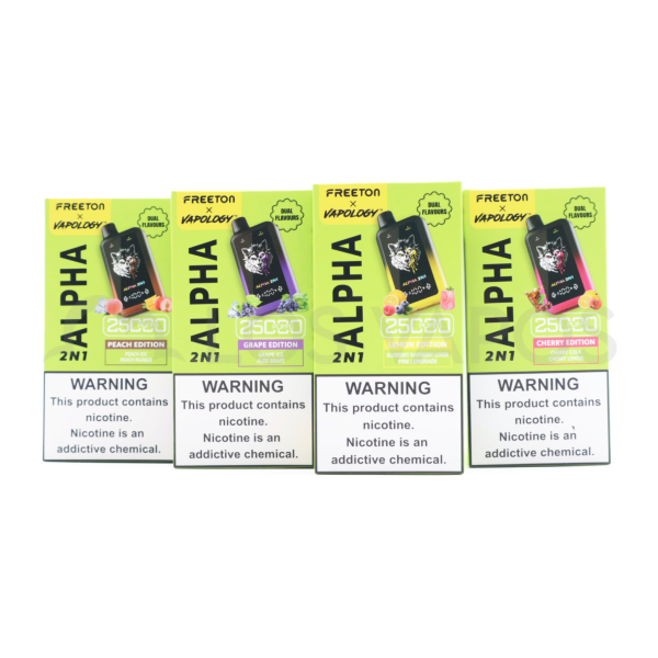 Los Vapos - Vapology Alpha 2N1 25K Puffs Rechargable Disposable 5% *Clearance* Vapology Alpha 2N1 25K Puffs Rechargeable Disposable 5%