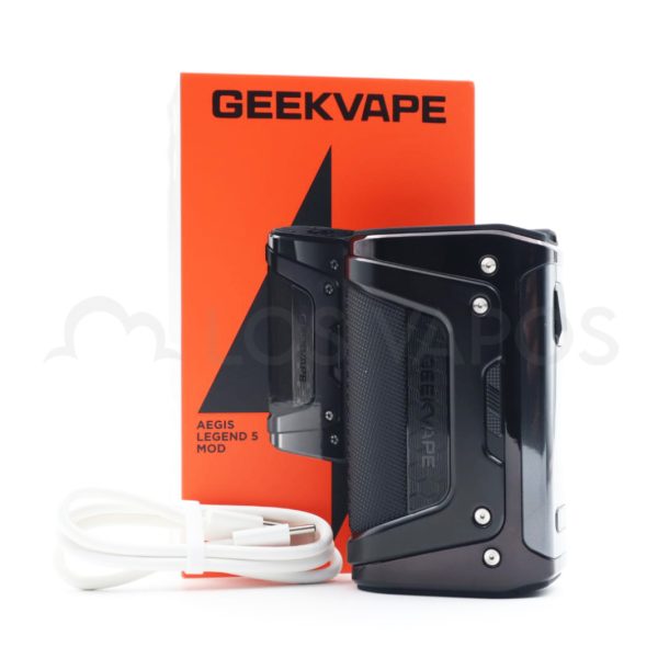 Los Vapos - Geekvape Aegis Legend 5 200W Box Mod - Black Geekvape Aegis Legend 5 200W Box Mod