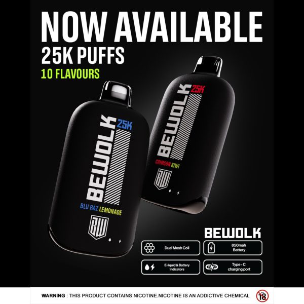 Bewolk 25K Rechargable Disposable